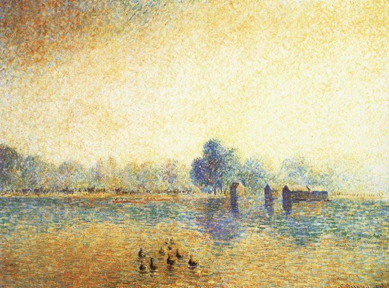 Camille Pissarro Hyde Park France oil painting art